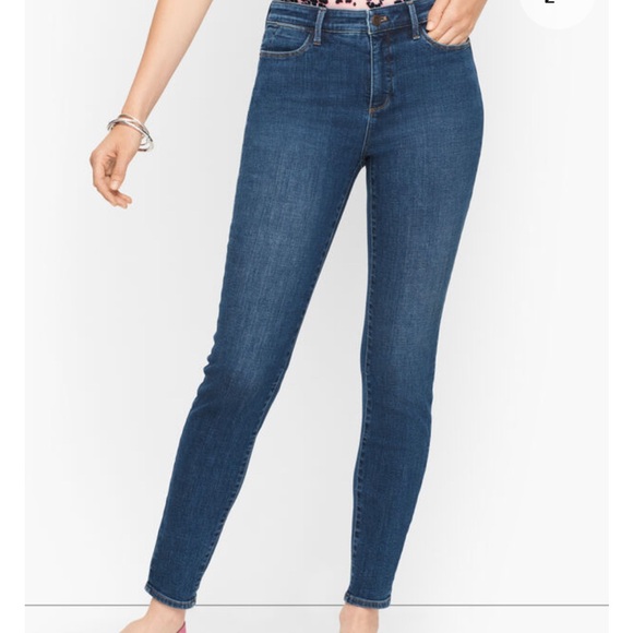 Talbots Denim - Talbots Blue Jegging with Stretch and Tapered Ankle